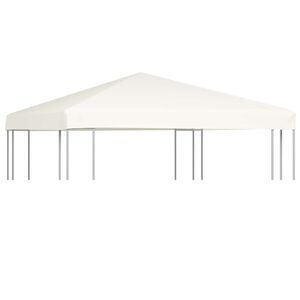 vidaXL varjualuse katus 310 g/m&sup2; 3 x 3 m, valge