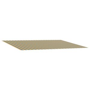 vidaXL Varikatuse asenduskangas Roheline ja Kollane 300 x 250 cm