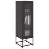 vidaXL Highboard Black 36x39x123 cm K&uuml;lmvaltsitud teras