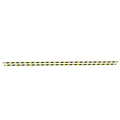 vidaXL nurgakaitsed 2 tk, kollane ja must, 4 x 3 x 100 cm, PU