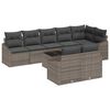 vidaXL Diivanikomplekt padjaga 9 pcs Hall pol&uuml;rotang