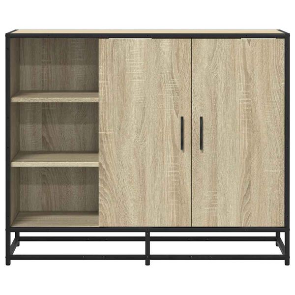 vidaXL puhvetkapp sonoma tamm 92x35x76 cm Engineered Wood