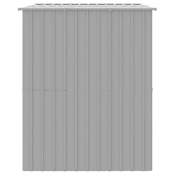 vidaXL koerakuut katusega, helehall, 214x153x181 cm, teras