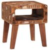 vidaXL Otsalaud riiuliga Pruun 40 x 32 x 46 cm Tugev taastatud puit