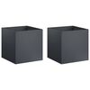 vidaXL Aia istutuspot 2 tk Antratsiit 35 x 35 x 35 cm