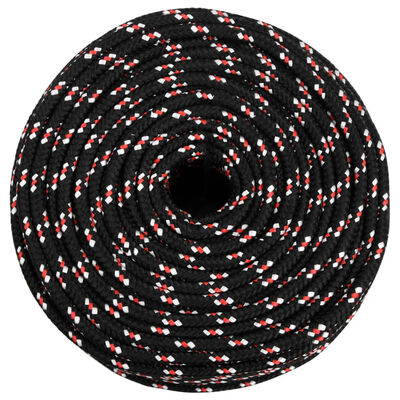 vidaXL paadiköis, must, 10 mm, 100 m, polüpropüleen