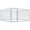 vidaXL koeraaedik, tsingitud teras, 2 x 2 x 1 m