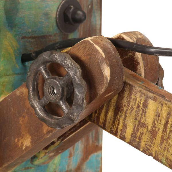 vidaXL &uuml;mmargune seinalamp, t&ouml;&ouml;stuslik stiil, mitmev&auml;rviline, E27