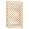 vidaXL kapiuksed, võrega disain 2 tk, 39,5 x 69 cm, männipuit