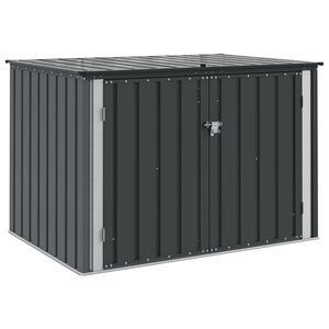 vidaXL Aia Salvestuskast Must 151,5 x 107 x 100 cm Teras