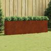 vidaXL taimekast, 280 x 40 x 80 cm, Corten-teras