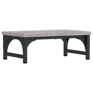vidaXL monitorialus, hall Sonoma tamm, 37x23x14 cm, tehispuit