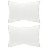 vidaXL Padi 2 pcs 70 x 90 cm Austraalia vill Valge