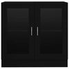 vidaXL vitriinkapp must 82,5 x 30,5 x 80 cm tehispuit