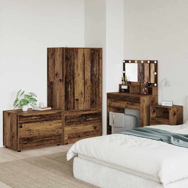 vidaXL Hoiukapp Vana puit 80 x 48 x 57 cm Tehispuit