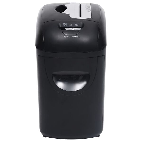 vidaXL paberihunt, 10 lehte, mikrolõige, must