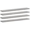 vidaXL seinariiulid 4 tk, hall Sonoma tamm, 60x10x1,5 cm, tehispuit