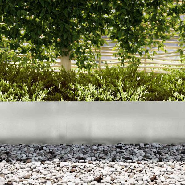 vidaXL Murupiire 20 pcs H&otilde;bedane 100 x 0.05 x 20 cm Roostevaba teras