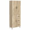 vidaXL Kapi Komplekt 2 pcs Sonoma tamm 66 x 34,5 x 89,5 cm Tehispuit