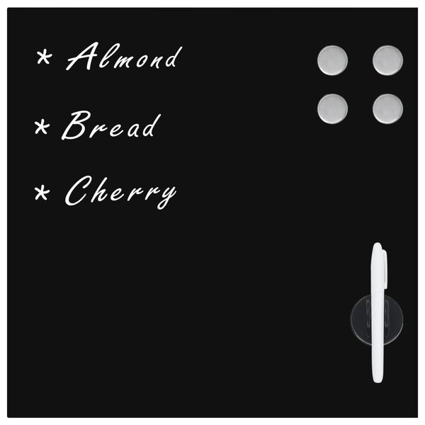 vidaXL seinakinnitusega magnettahvel, klaas 50 x 50 cm