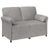 vidaXL 2-kohaline diivan Helehall 138 x 83 x 95 cm Samet