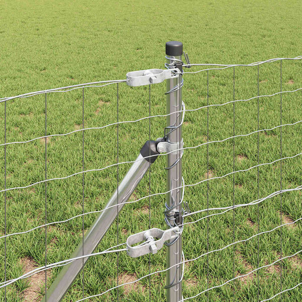 vidaXL Aed koos postiga H&otilde;bedane 0,8 x 10 m Terased ja PVC