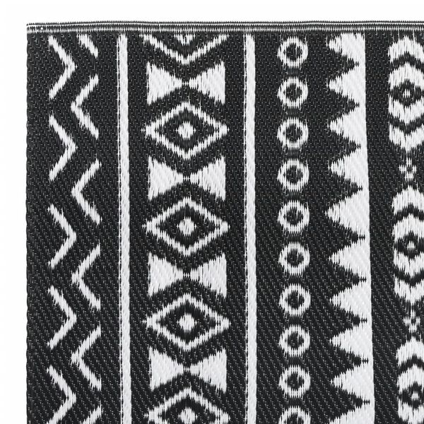 vidaXL V&auml;lisvaip ARAKIL Must 80x250 cm PP