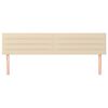vidaXL voodipeatsid 2 tk, kreemjas, 90x5x78/88 cm, kangas