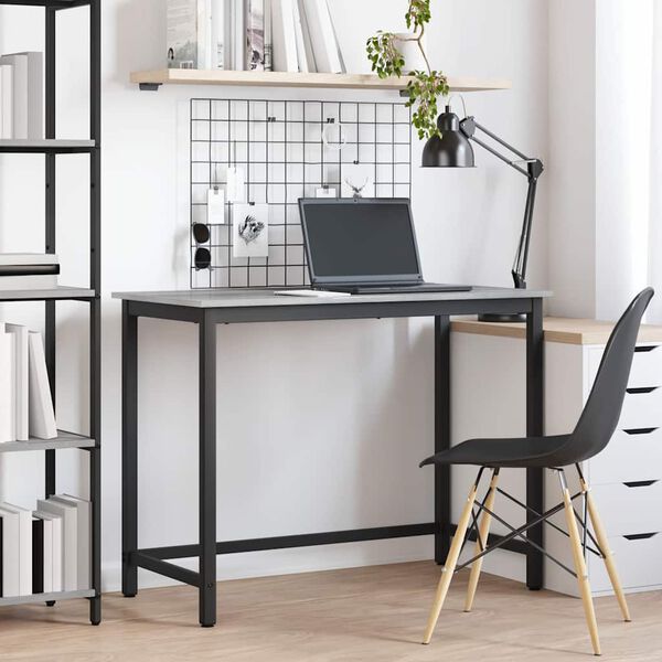 vidaXL laud Hall Sonoma 80 x 50 x 76,5 cm T&ouml;&ouml;deldud puit ja teras