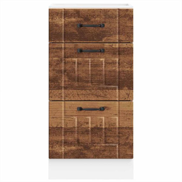 vidaXL k&ouml;&ouml;gi aluskapp Lucca, vana puit, tehispuit