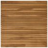 vidaXL Lauda peal 80 x 80 x 3,5 cm Kandiline Tugev teakpuit Naturaalne