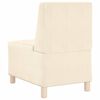 vidaXL Käetugedeta mooduldiivani element 3 pcs cream 55 x 74 x 82 cm