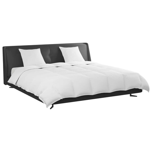 vidaXL Teki komplekt padjaga 3 pcs Valge Down Feather