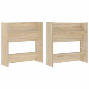 vidaXL seina kingakapid 2 tk,Sonoma tamm, 60x18x60 cm, puitlaastplaat