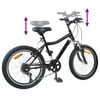 vidaXL Laste Bike 20 Tolli 6-Speed vanuses 6-11 aastat Must