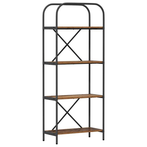 vidaXL Raamatukapp Vana puit 60 x 30 x 146 cm Tehispuit