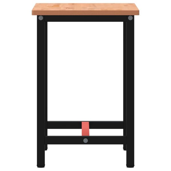 vidaXL töölaud, 80 x 55 x 81,5 cm, pöökpuu ja metall