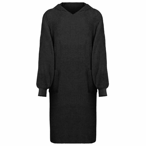 vidaXL Tekk-pusa KINN Must XL Puuvill