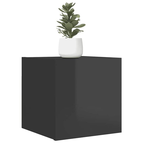 vidaXL seina telerikapid, 2 tk, k&otilde;rgl&auml;ikega hall, 30,5 x 30 x 30 cm