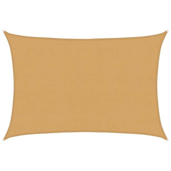 vidaXL p&auml;ikesepuri 160 g/m&sup2; ristk&uuml;lik, liiv 4x5 m HDPE