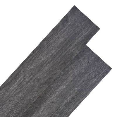vidaXL mitte iseliimuvad PVC-põrandalauad 5,26 m², 2 mm, must ja valge