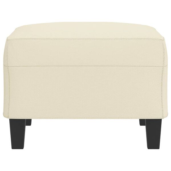 vidaXL jalapink, kreemjas, 70 x 55 x 41 cm, kunstnahk