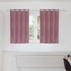vidaXL Pimendavad kardinad 2 pcs Tumepink 140 x 140 cm Samet