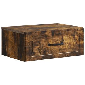 vidaXL Seinale kinnitatav &ouml;&ouml;tis Suitsutatud tamm 49 x 34,5 x 20 cm