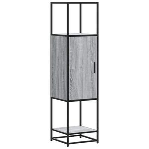 vidaXL Highboard Hall Sonoma projekteeritud puit ja metall