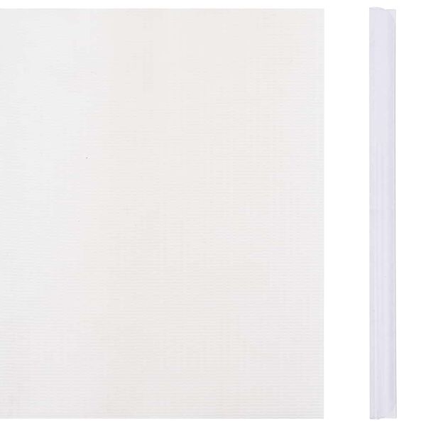 vidaXL aia privaatsuskate, PVC 70 x 0,19 m, valge