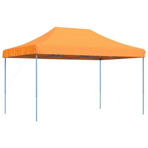 vidaXL kokkupandav pop-up peotelk, oranž, 440 x 292 x 315 cm