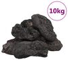 vidaXL vulkaanilised kivimid 10 kg, must, 10-30 cm