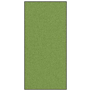 vidaXL Uksematt Muu Roheline ja Must 120 x 250 cm Pol&uuml;amiid ja PVC