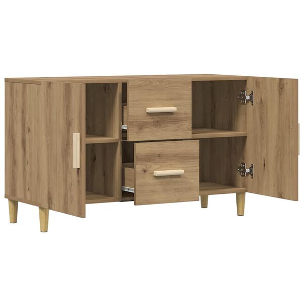 vidaXL puhvetkapp Artisan Oak 100x36x60 cm Engineered Wood